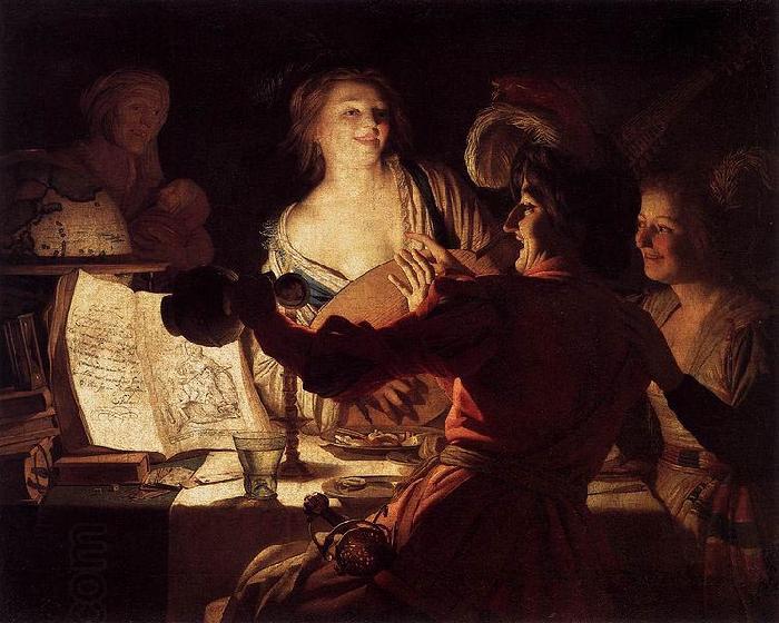 Gerard van Honthorst Merry Company China oil painting art